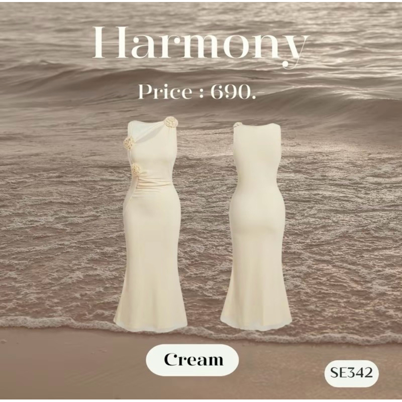 เดรสสี ครีม มือ 2 จากร้าน Juniper.bkk