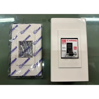 CHANG หน้ากากเบรกเกอร์ ฝัง ขาว BF-42 ของแท้พร้อมส่ง