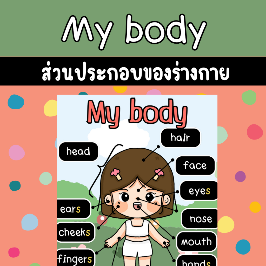 สื่อการสอนภาษาอังกฤษ  บัตรคำ คำศัพท์ 12 เดือน