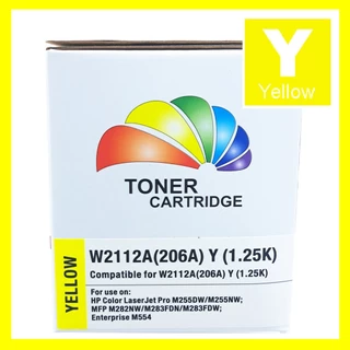 หมึก เทียบเท่า FOR HP 206A ตลับหมึก W2110A W2111A W2112A W2113A BK/C/Y/M ปริ้นเตอร์ MFP M283fdw M255dw M282nw M283