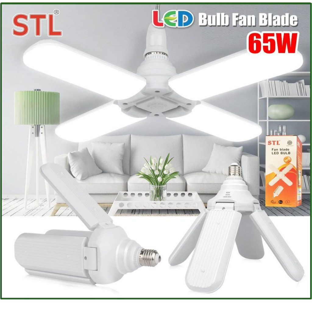 หลอดไฟ LED แสงขาว STL LED ทรงใบพัด 65 วัตต์