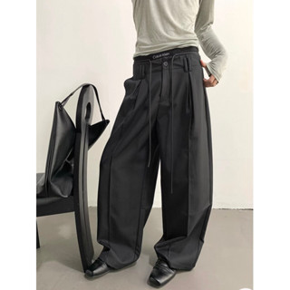UTILITY BARREL-LEG TROUSERS กางเกงสแลคทรงขากระบอก A6