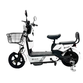 LULAE V8 จักรยานไฟฟ้า มอเตอร์ 500W แบตเตอรี่ 48V 12A Electric bike มีกระจกมองหลังไฟหน้า-หลัง