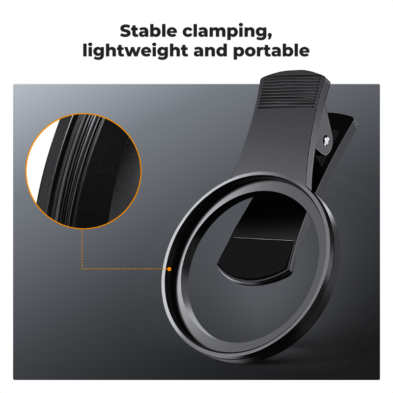 K&F Nano-K 2in1 Filter CPL&Black Mist 1/4 พร้อมตัวหนีบโทรศัพท์สำหรับใส่ฟิลเตอร์ขนาด67mm. (KF01.2900V2)