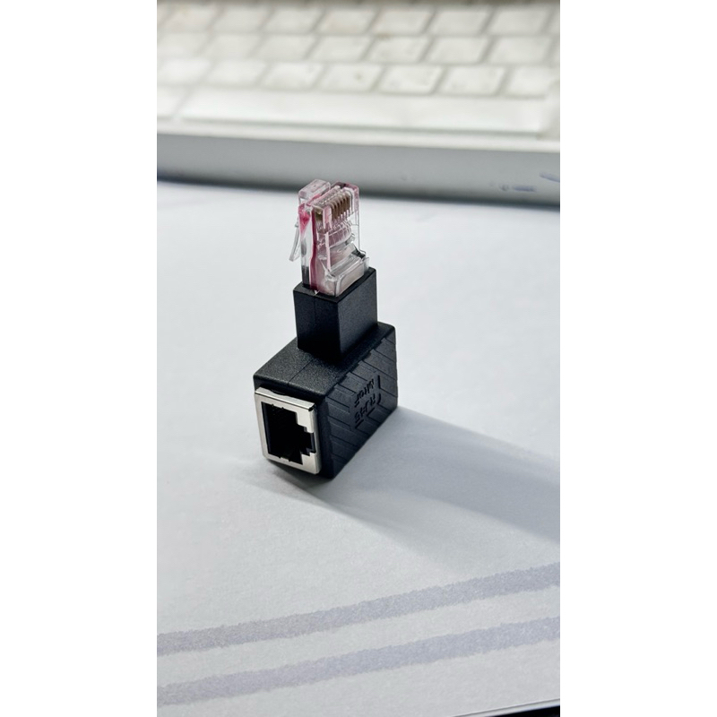 RJ45ชายหญิง90องศาสำหรับ Cat5 Cat6 LAN Ethernet สายเคเบิลเครือข่าย Extender ราคา ถูกที่สุด ดีลบีเคเค แกลเลอรีภาพที่ 6