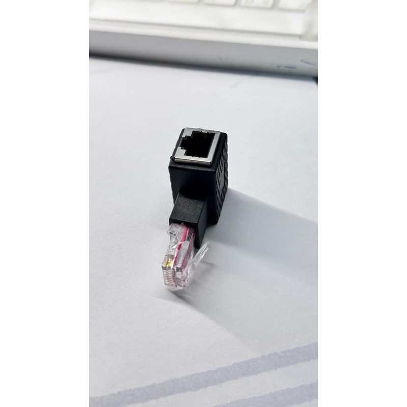 RJ45ชายหญิง90องศาสำหรับ Cat5 Cat6 LAN Ethernet สายเคเบิลเครือข่าย Extender ราคา ถูกที่สุด ดีลบีเคเค แกลเลอรีภาพที่ 8