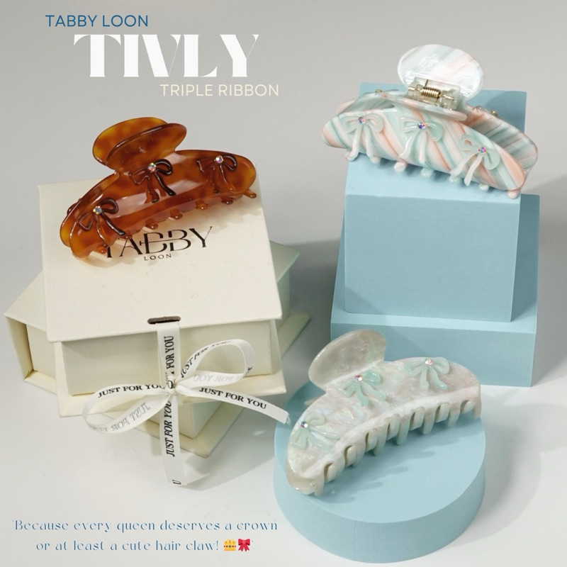 Tabby Loon Tivly Triple Ribbon Collection🎀🌸