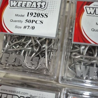 เบ็ดสเตนเลสก้านสั้น Weebass 1920SS
