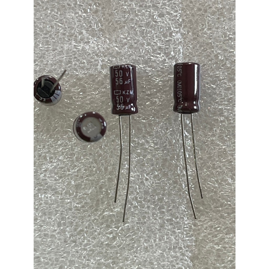 56UF 50V DIP NCC (1 ชุด มี 10 ตัว)