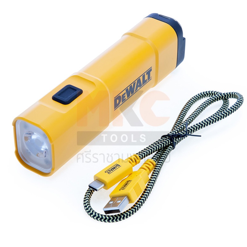 Dewalt ไฟฉาย พกพา DCL183  rechargeable รูปแบบ USB-C
