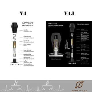 NORMCORE Spring Loaded Tamper V4 , V4.1 // แทมเปอร์สปริง ที่กดกาแฟขนาด 45.5 , 53.3 , 58.5mm