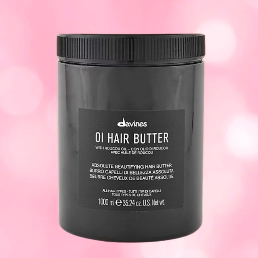 DAVINES OI HAIR BUTTER 1000 ML.มอบการบำรุงเส้นผมให้อย่างล้ำลึก ป้องกันเส้นผมชี้ฟู เพิ่มความเงา