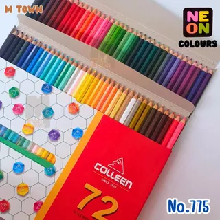 [Colleen] สีไม้ยาวคอลลีน 12-72 สี ✨ สีสด ระบายลื่น ไส้แข็งแรง ไม่หักง่าย 🎨