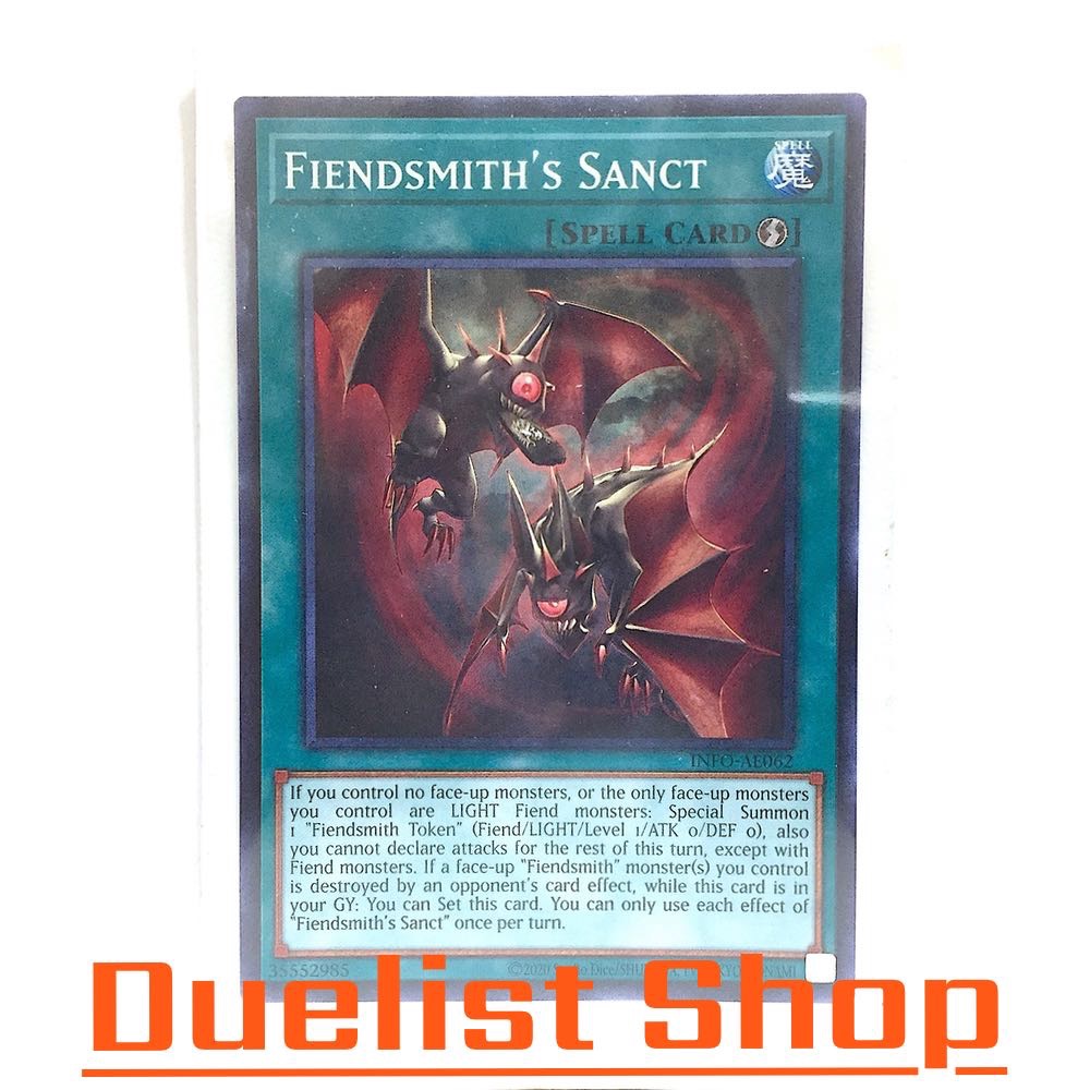 Fiendsmith's Sanct (N) Spell [Quick-Play] ชุด INFO-AE062 การ์ดยูกิโอ (Yu-Gi-Oh!) OCG Asia EN