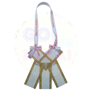 พร้อมส่ง พวงมาลัยใส่เงิน 5 ใบ พร้อมสายคล้องสวยๆ