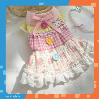 [🚚 พร้อมส่ง] ชุดกระโปรงสัตว์เลี้ยง Jumpy Bunny Pet Dress ชุด…