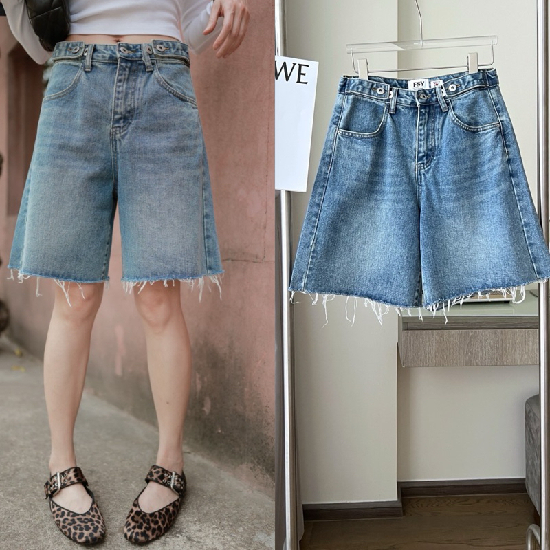 กางเกงยีนส์ขา3 ส่วน งานป้าย fsy