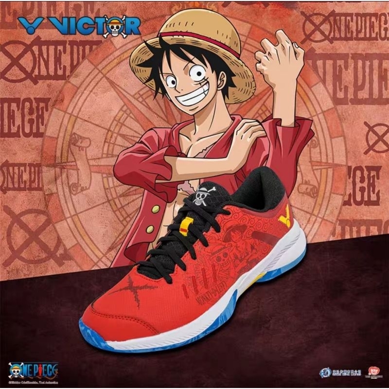 รองเท้าแบดมินตัน victor A-OPL รองเท้าลูฟี่ One piece