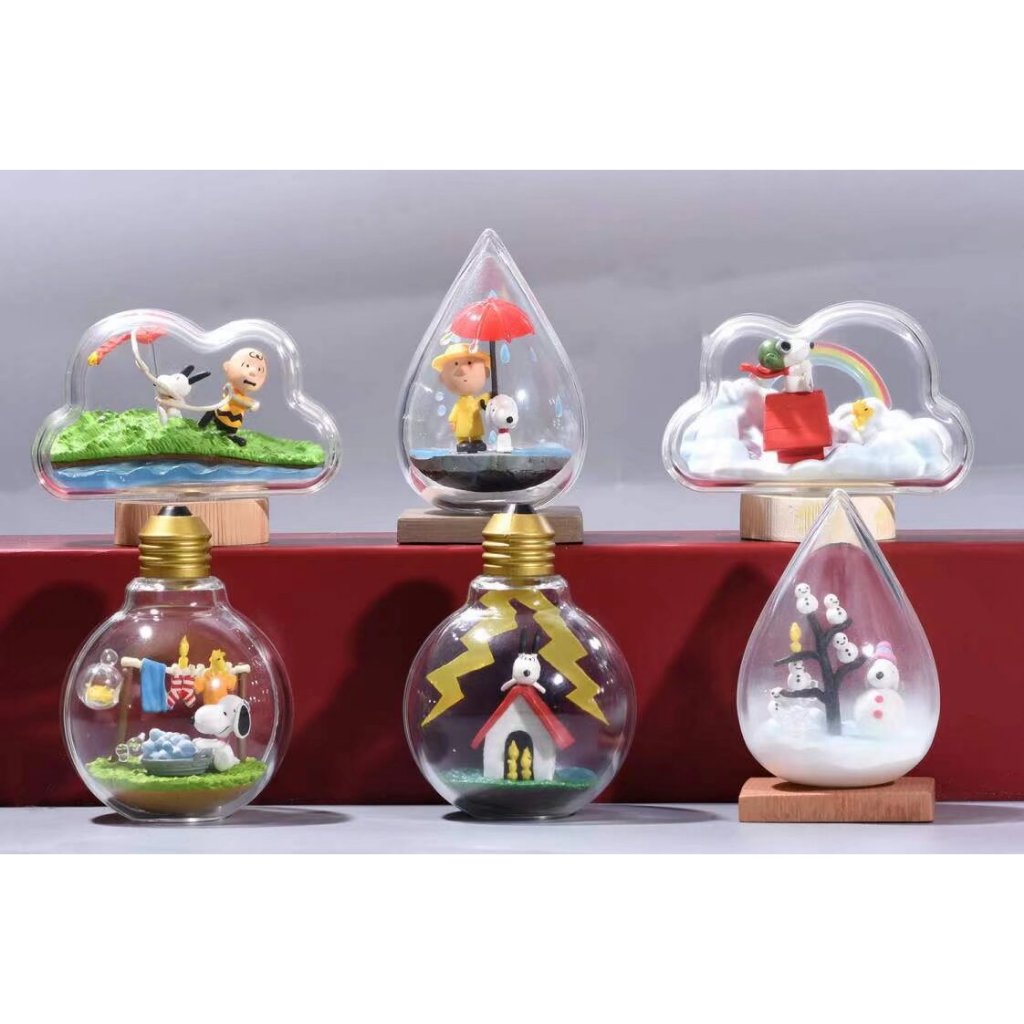 โมเดล Q version 6 Snoopy season change bottle landscape light
