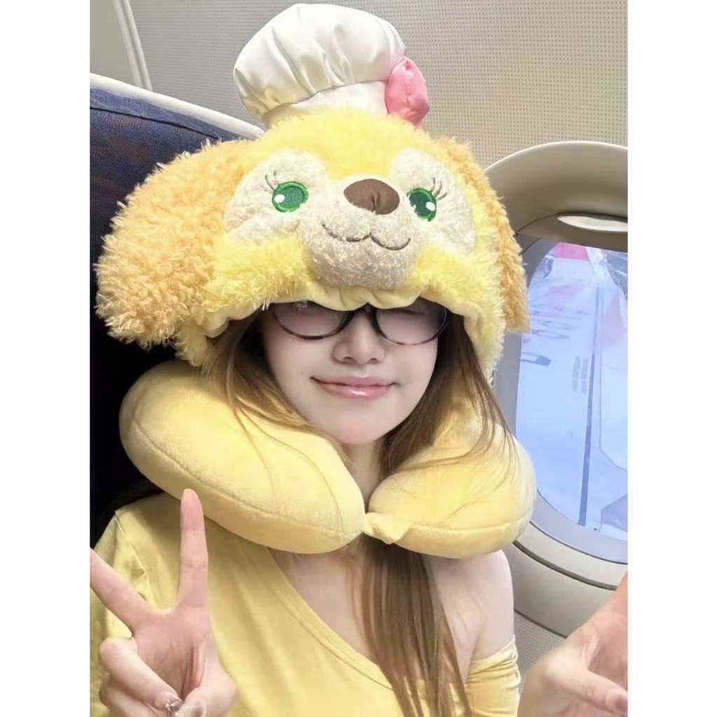 หมอนรองคอนุ่มฟู หมอนรองคอพร้อมฮู้ด หมอนรองคอลายการ์ตูน หมอนรองคอนุ่มแน่น รองรับคออย่างลงตัว พกพาสะดวก สบายได้ทุกที่