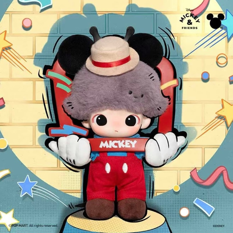 พร้อมส่ง🇹🇭✨ [เลือกตัว] พวงกุญแจห้อยกระเป๋า DIMOO x Mickey 🖤✨ Disney 🏰🌈✨
