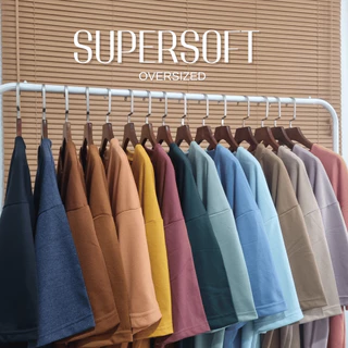 เสื้อยืด สีพื้น รุ่น Supersoft ตระกร้า2 อก54'-66' (2XL-5XL)