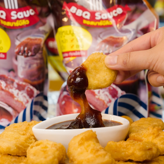 ซอสบาร์บีคิว 920 กรัม BBQ หมัก จิ้ม ราดเป็นน้ำเกรวี่ ซอส ซอสทา ซอสย่าง หมัก - รูปที่ 3