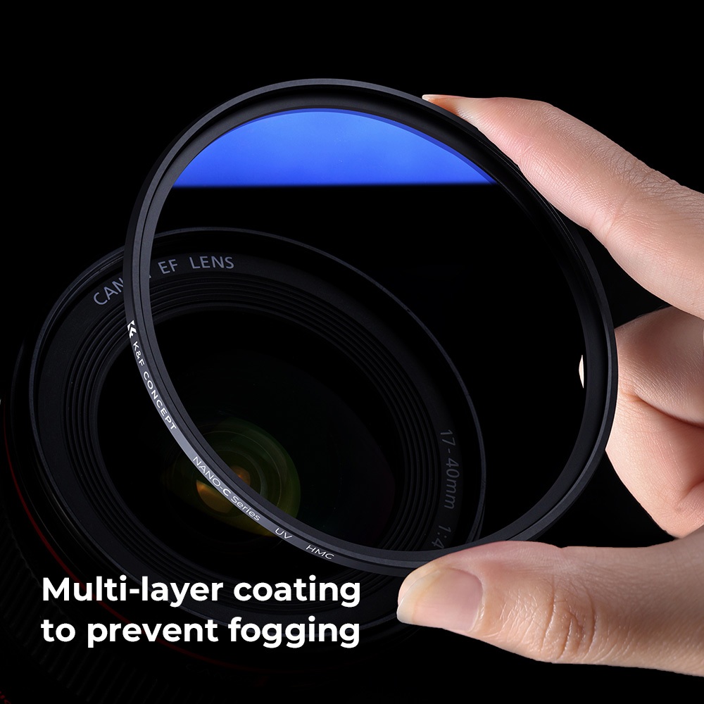K&F C-series UV Filter Slim กันรอยกันแสง แบบบาง ส่งจากไทย