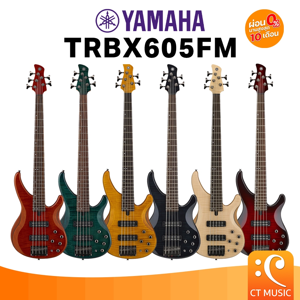 Yamaha TRBX605FM Electric Bass เบสไฟฟ้า TRBX 605 FM