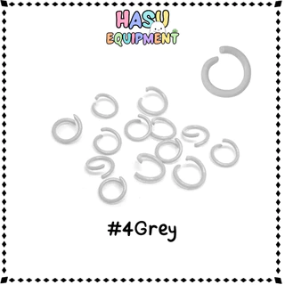 HasuEquipment (10g) 40ชิ้น+ ห่วงสี 8-10mm รุ่นหนา ห่วงกลม ห่วงคล้องจี้ ห่วงเชื่อม Hasu Equipment [RING]