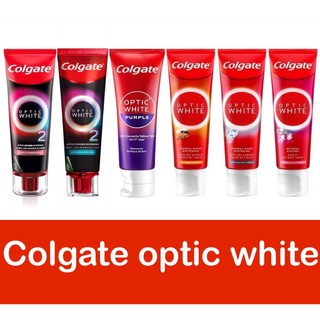 Colgate คอลเกตยาสีฟัน อ๊อฟติค ไวท์ โวลคานิค มิเนอรัล 46-100 กรัม ช่วยให้ ฟันขาว อย่างเป็นธรรมชาติ