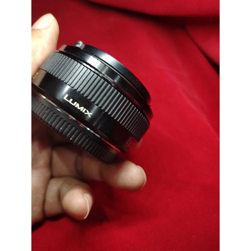 เลนส์ Fix 20mm ที่สาย M43 ต้องมี Panasonic LUMIX G 20mm F1.7 II ASPH AF H-H020aสีดำหายากสภาพมินท์ นำ