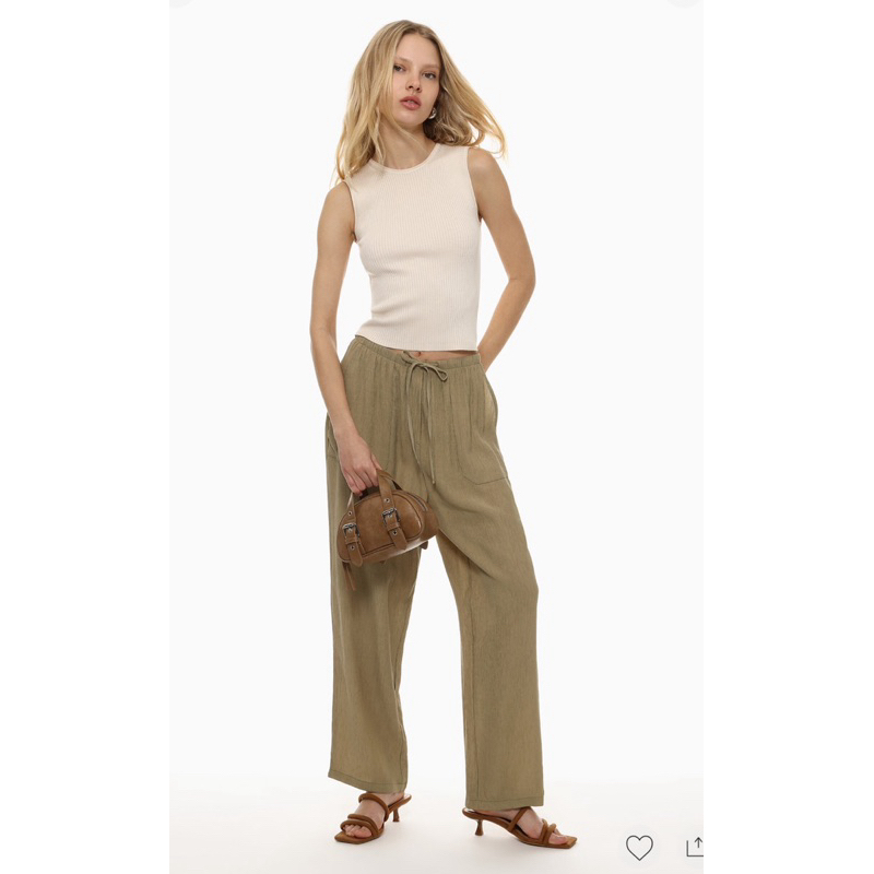 Lefties Textured trousers แท้