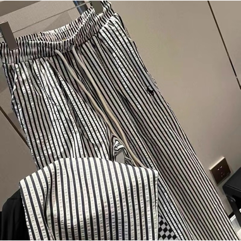 กางเกงขายาวPolo ฟรีไซร์ เอวยางยืดผ้านิ่มใส่สบาย [กางเกงกระเป๋าข้าง] P2
