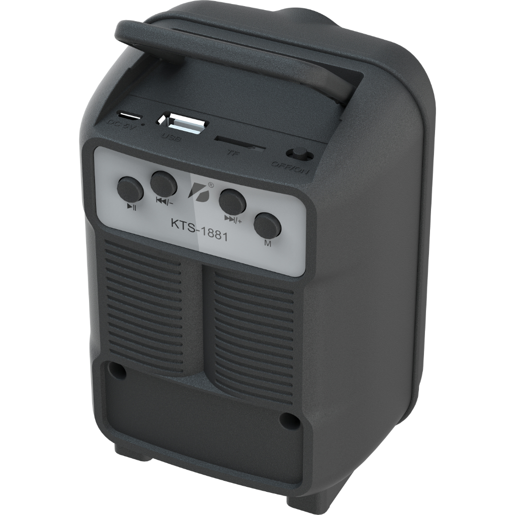 ลำโพงบลูทูธแบบพกพา รุ่น GTS-2307 ดอก 3 นิ้ว ลำโพงบลูทูธไร้สาย เบสหนัก