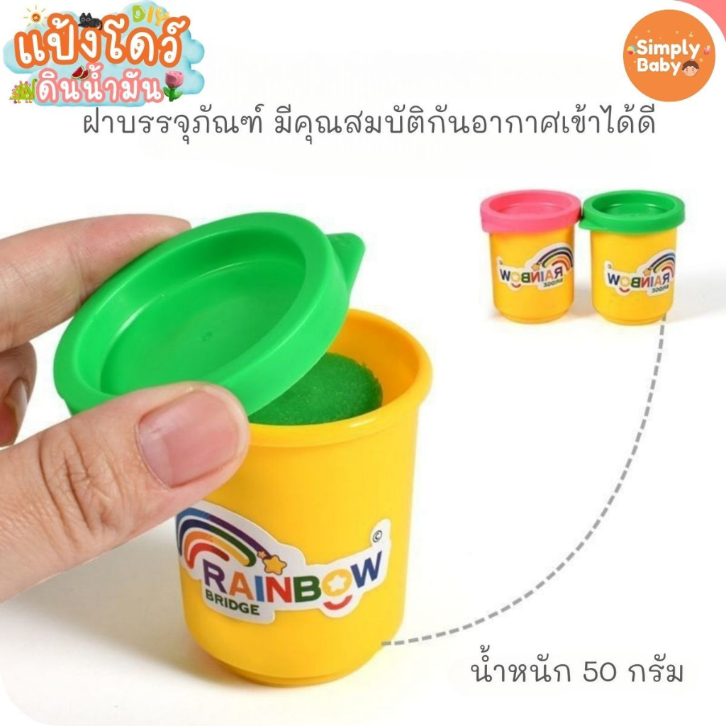 Simply Baby แป้งโดว์ ชุดรีฟิล เสริมพัตนาการ ของเล่นเด็ก ดินเบา ดินน้ำมัน รูปที่ 3