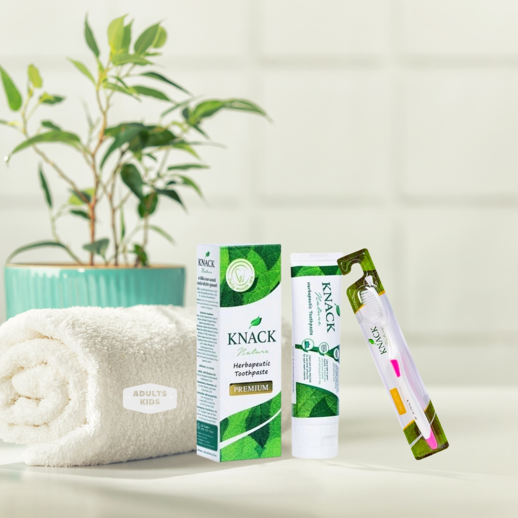 Knack Nature แปรงสีฟัน ด้ามยาว 1 ด้าน ขนนุ่ม คุณภาพดี - รูปที่ 4