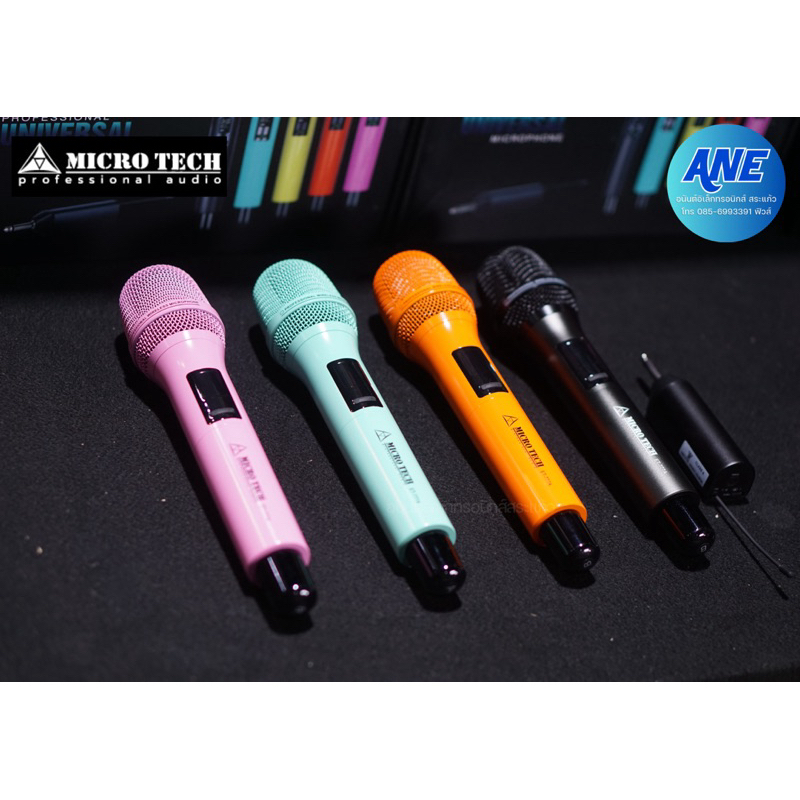 MICROTECH ET-777A ไมค์ลอยคู่ เครื่องรับเล็ก คลื่น UHF ไมโครโฟน
