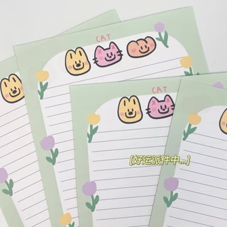การ์ดอวยพร การ์ดเชิญงานแต่งงาน+กระดาษโน้ตสวยๆ+จดหมายรักมือเขียน ​（4 ซองจดหมาย + 4 ใบกระดาษจดหมาย）