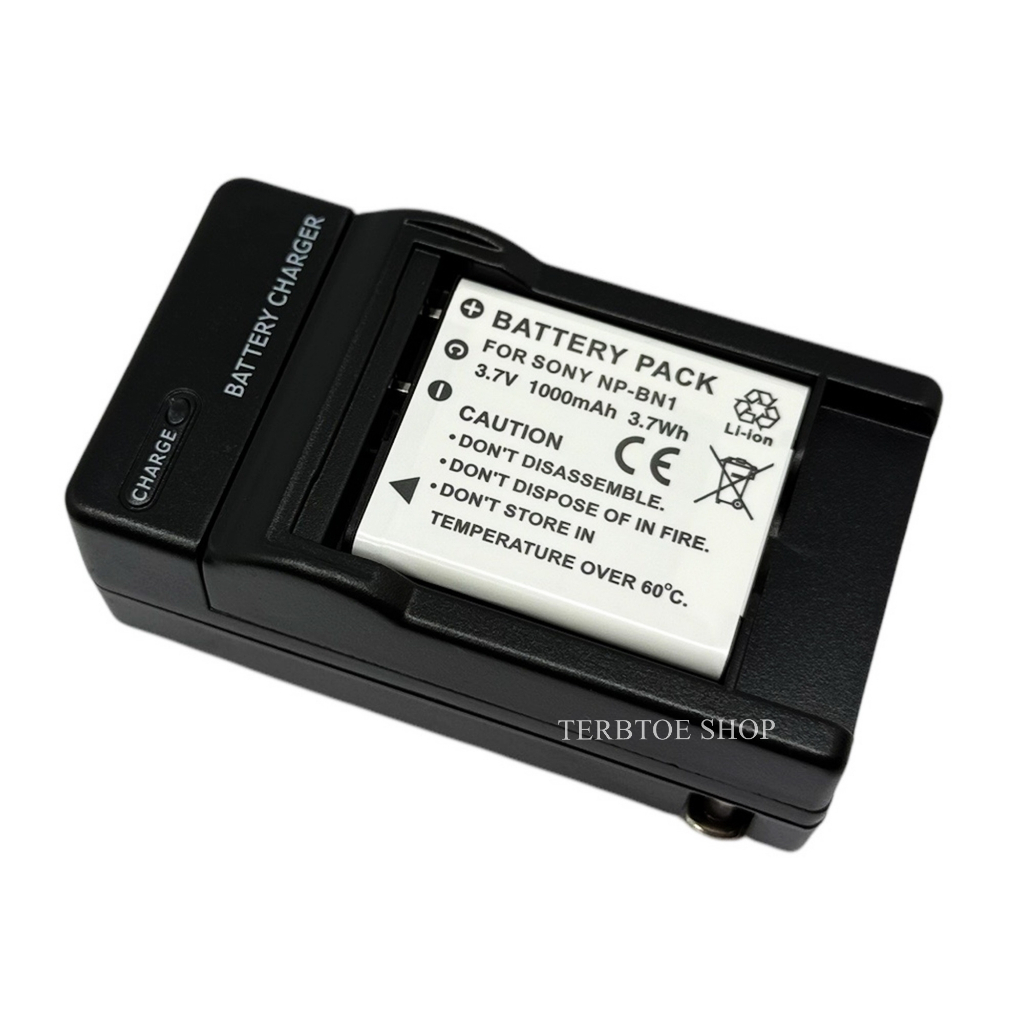 NP-BN1 / BN1 Battery and Charger For Sony DSC-QX100,T99,T110,TX30,TX55,TX66,TX100V,TX200V,W310,W390,W520,W600,W700,W800 - รูปที่ 5