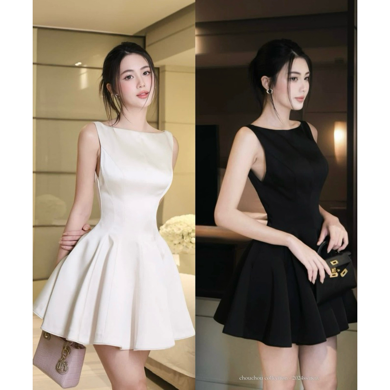 YUKI Dress--จากแบรนด์ Chouchou ชุดเวียดนามพร้อมส่ง ไม่ต้องรอพรีออเดอร์