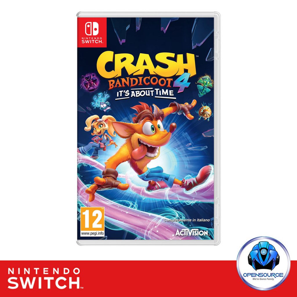 [พร้อมส่ง]Nintendo: Crash Bandicoot 4 It’s About Time (UK ENG/FRA/SPA/RUS) - Nintendo Switch