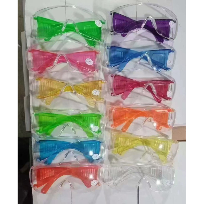 พร้อมส่งราคา10-12บาท🚀แว่นกันน้ำ👓 แว่นตาป้องกัน แว่นสงกรานต์ สีสดใส ⚡️ถูกที่สุดด⚡️