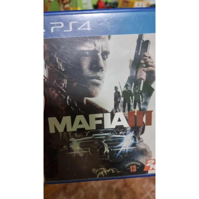 ps4 แผ่นเกมส์มือ2 Mafia3 เล่นได้ปกติ