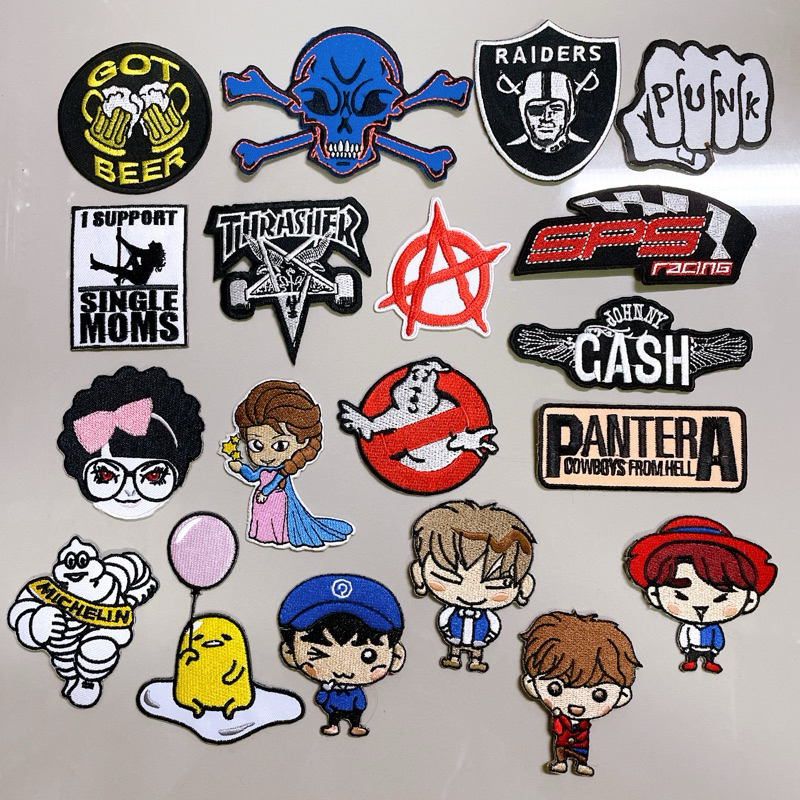 โลโก้ รีดติดเสื้อผ้า อาร์มรีด ติดหมวก กระเป๋า แมสDIY