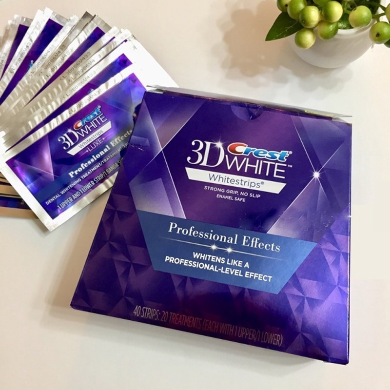 Crest 3D White Tooth Whitening Strips Professional Effects White Tooth Dental Whitening Whitestrips