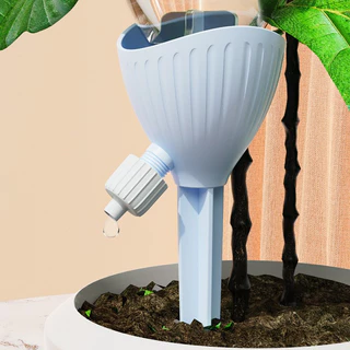 ระบบรดน้ำอัจฉริยะ PREVENT ต้นไม้เฉาตาย! หัวน้ำหยดสีพาสเทล 360° รองรับขวด DIY ทุกสไตล์