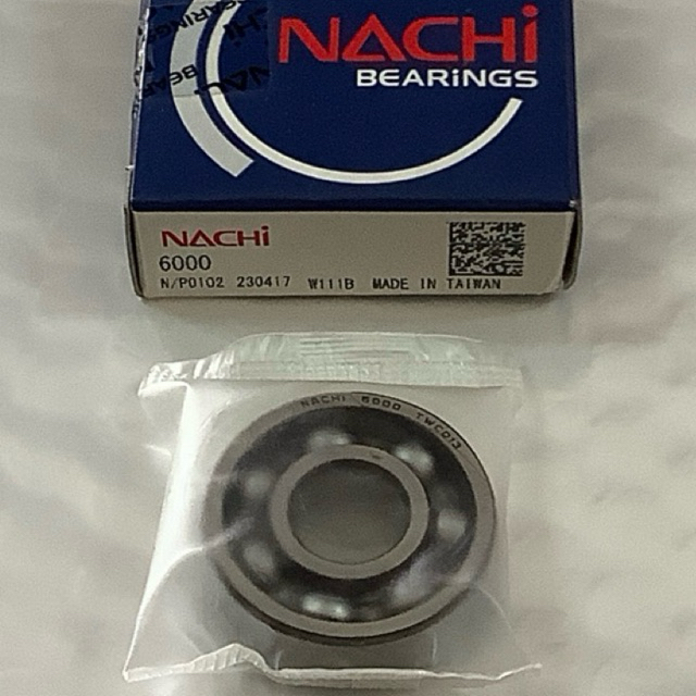ลูกปืน 6000 ลูกปืน แท้ NACHI ลูกปืนแกนใบพัด Spark135, Nouvo135 (1ชิ้น)