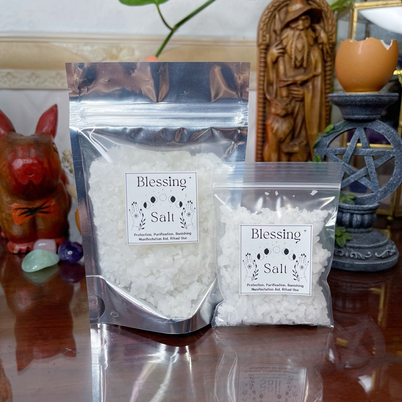 Blessing Salt ✨เกลือพิธี เกลือปลุกเสก //ชำระล้างพลังงานลบ//ขับไล่สิ่งชั่วร้าย