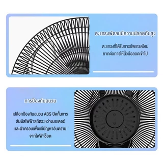 พัดลมตั้งพื้น 16 นิ้ว พัดลม 18 นิ้ว อุตสาหกรรม พัดลมตั้งโต๊ะ ปรับความแรงลมได้ 3 ระดับ พัดลมติดตั้งโต๊ะ